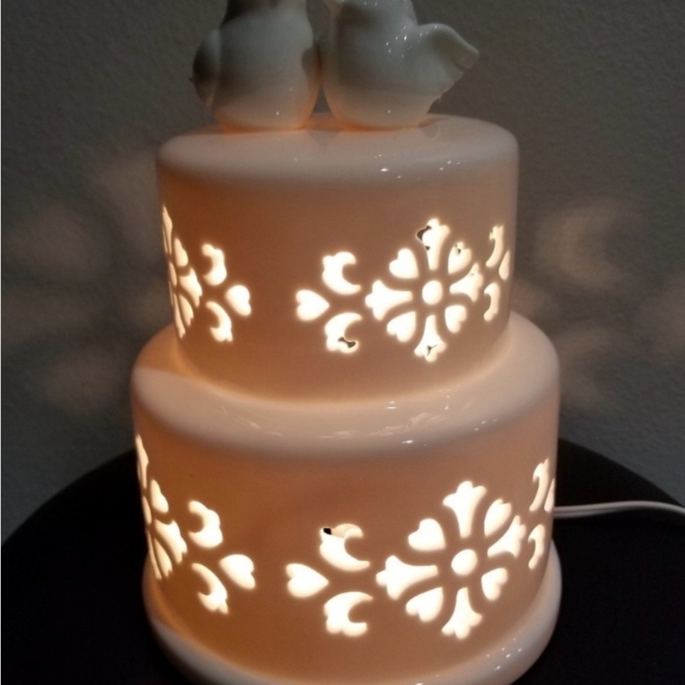 Ceramic Bird Cake Topper - White - Picture 7 of 7